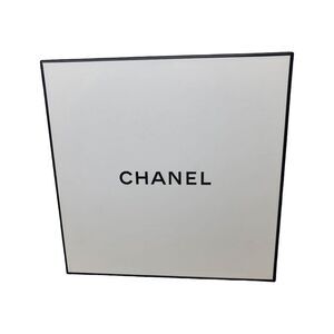 Authentic CHANEL Empty White Black Box 8.75"x8.75"x4"